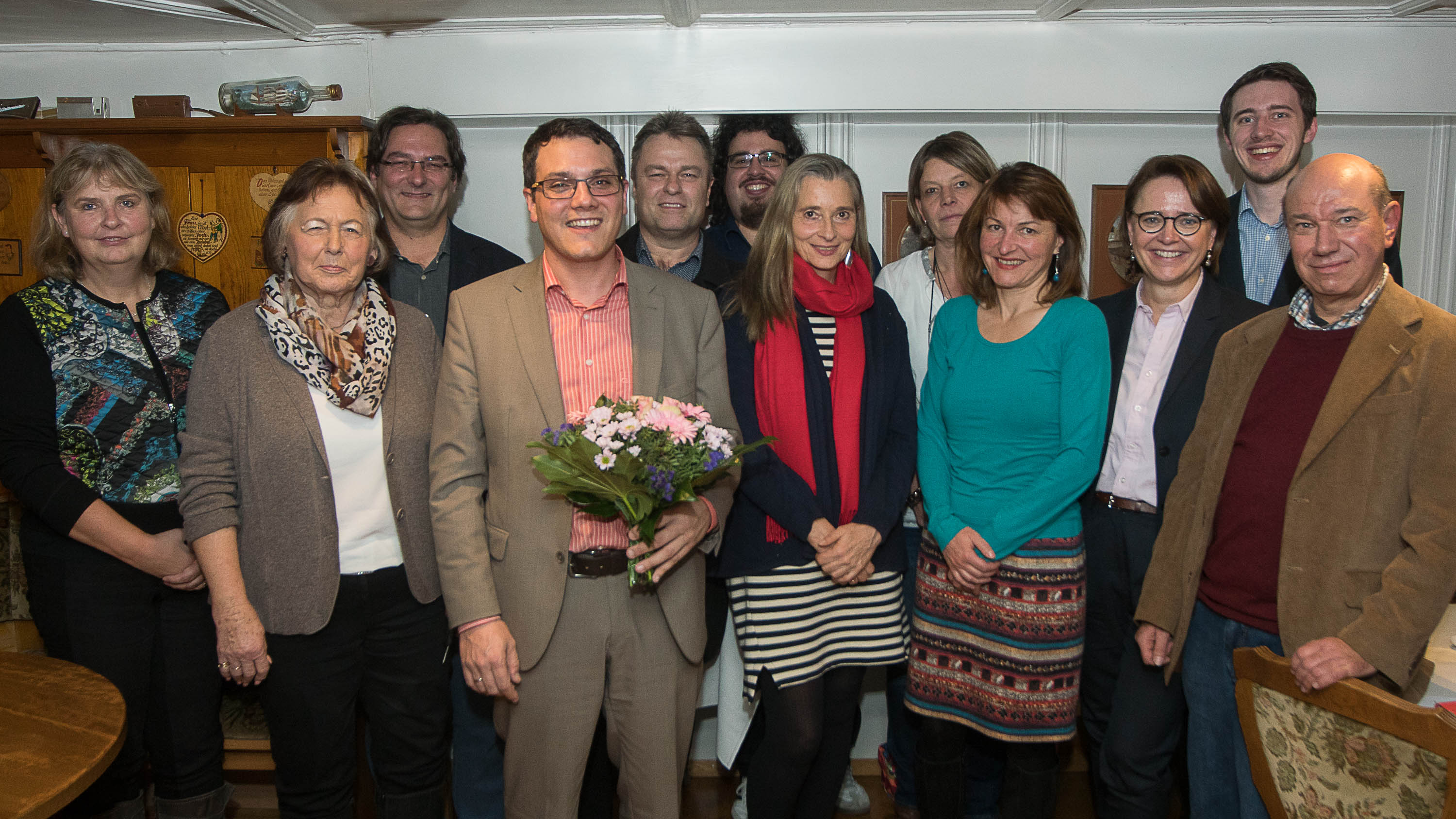 Von links: Kornelia Schnzlin, Christa Birkenmaier, Falk Fll, Dirk Abel, Frank Uhlemann, Dennis Schmidt, Susanne Winter, Elisabeth Mehl, Beate Gomoll, Annette Widmann-Mauz, Benedikt Schweizer, Gerhard Haug (es fehlen: Dr. Andreas Gammel, Peter Rilling)